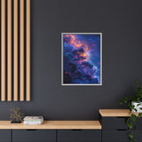 Iridescent Cosmic Forest – Neon Nature Art Print, 4K Museum Grade