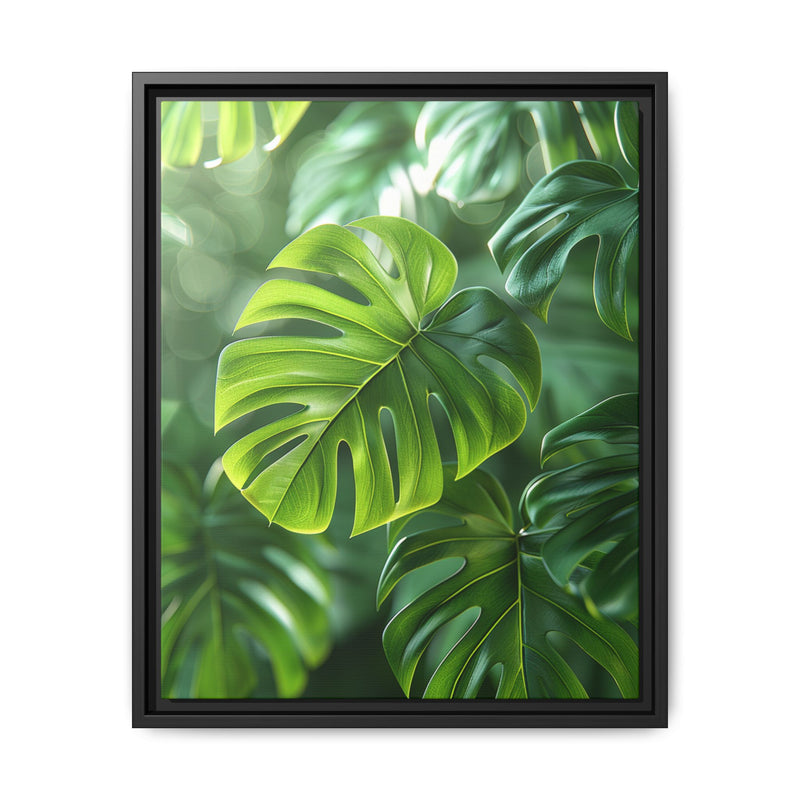 Monstera Dreams: Ethereal Leaves Art Print on Museum Grade Paper