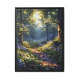 Enchanted Forest Glade: Luminous Fine Art Print