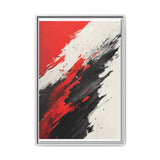 Chaos in Red and Black: Abstract Art on Museum Grade Paper