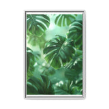 Suspended Monstera Delicacy - Ethereal Leaves Art Print