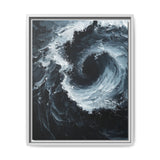 Yin-Yang Swirl - High Contrast Abstract Art Print