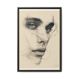 Japandi Minimalist One-Line Art Portrait - Museum Grade Print