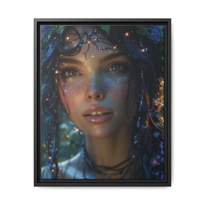Twilight Enchantment: Bioluminescent Forest - Premium Art Print