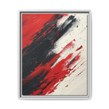 Abstract Red and Black Chaos - High-Detail Modern Art Print