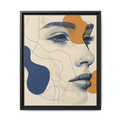 Japandi Minimalist One-Line Art Portrait - Monochrome Fine Print