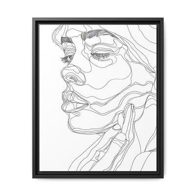 Japandi-Inspired Minimalist One-Line Art Print