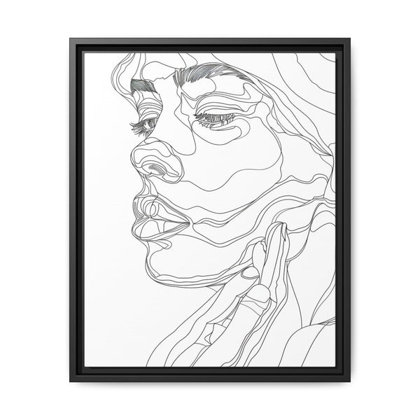 Japandi-Inspired Minimalist One-Line Art Print