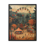 Enchanted Carnival Glow - Vintage Fairground Art Print