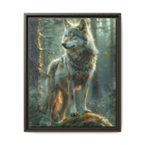 Enchanted Forest Guardian Wolf - Mystical Moonlit Art Print