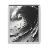 Abstract Swirls & Brushstrokes - Black & White Art Print