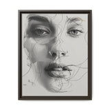 Japandi-Inspired Minimalist Line Art Portrait - Fine Art Print