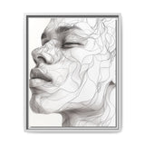 Japandi-Inspired Minimalist One-Line Portrait Art Print