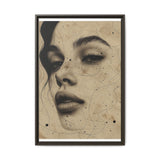 Japandi Minimalist One-Line Portrait - Monochrome Fine Art Print
