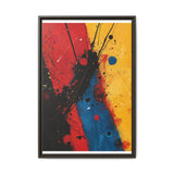 Pollock-Inspired Abstract Chaos - Vibrant Art Print