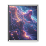 Trippy Neon Cosmos: Hyper-Real 4K Space Nature Wall Art