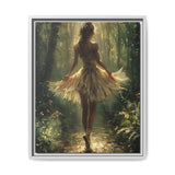 Enchanted Forest Ballerina - Ethereal Sun-Dappled Woodland Print