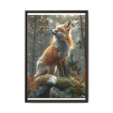 Majestic Fox in Enchanted Forest - Premium Art Print