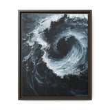 Yin-Yang Swirl - High Contrast Abstract Art Print