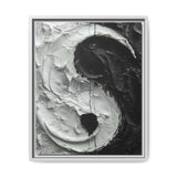 Yin-Yang Swirl Abstract - Modern Impasto Art Print