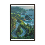 Coastal Serenity: High-Resolution British Columbia Highway Art Print
