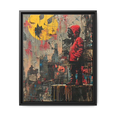 Banksy-Inspired Urban Rebellion Art Print - Museum Grade Paper