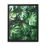 Serene Monstera Delicacy - Overhead Elegance Fine Art Print