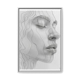 Japandi-Inspired Minimalist One-Line Art Print on Museum Paper