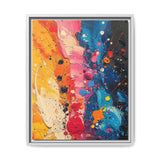 Vibrant Chaos: Abstract Splatter Art Inspired by Pollock - Museum Print