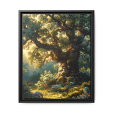 Enchanted Forest Oak: Magical Golden Light Art Print