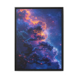 Iridescent Cosmic Forest – Neon Nature Art Print, 4K Museum Grade