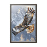 Majestic Sunset Eagle Flight - Premium Mountain Landscape Print