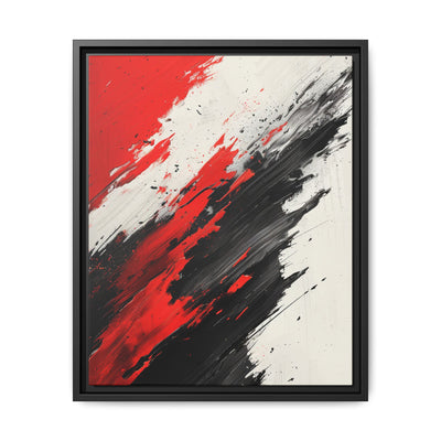 Chaos in Red and Black: Abstract Art on Museum Grade Paper