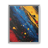 Vibrant Pollock-Inspired Abstract Chaos Art Print - Museum Grade