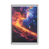 Trippy Neon Cosmic Landscape - Ultra HD Space Art Print
