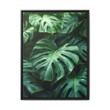 Floating Monstera Elegance - Serene Nature Art Print