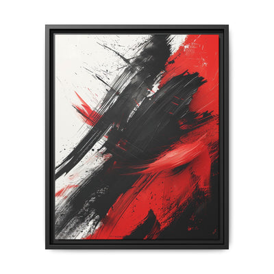 Abstract Energy - Red and Black Acrylic Chaos 8K Art Print