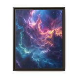 Vibrant Nebula Odyssey - Neon Cosmic Art Print, 4K Detail