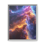 Galactic Eden - Neon Space Nature Fine Art Print, 4K
