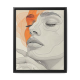 Minimalist Japandi-Inspired One-Line Portrait Art Print