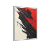Abstract Red and Black Chaos - High-Detail Ink Art Print