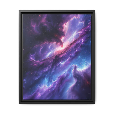 Trippy Neon Cosmos: Vibrant Space Nature Art Print