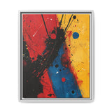 Pollock-Inspired Abstract Chaos - Vibrant Art Print