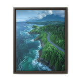 Coastal Highway Embrace - British Columbia Aerial Art Print