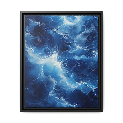 Ocean Serenity: Glittering Waves on Museum-Grade Print