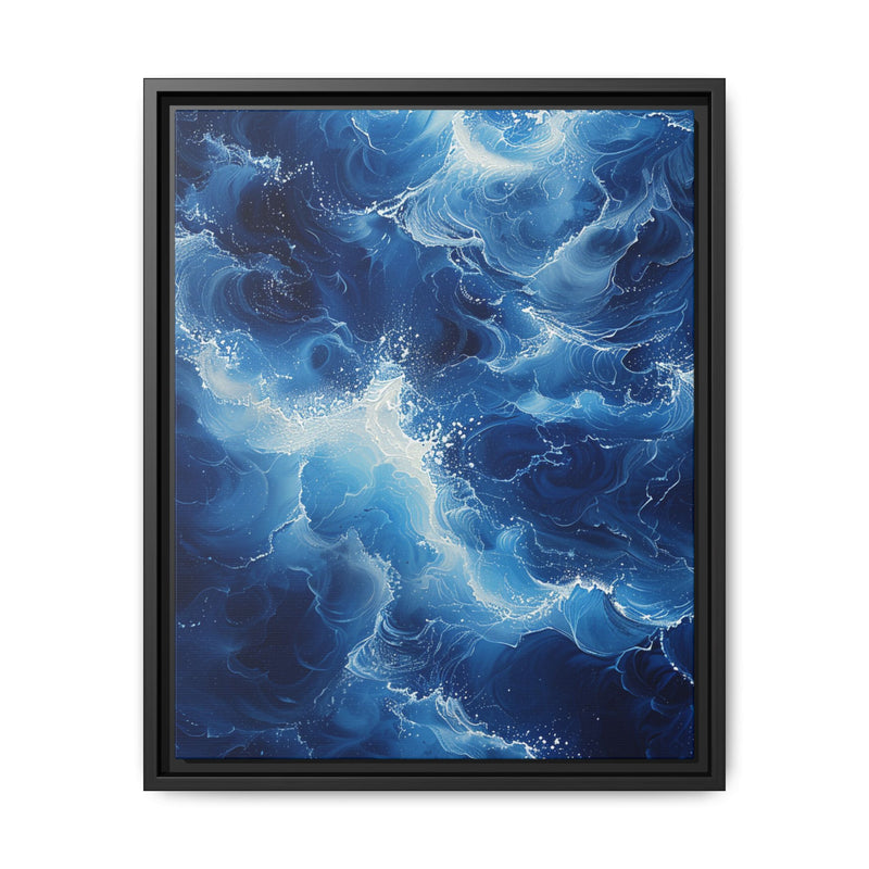 Ocean Serenity: Glittering Waves on Museum-Grade Print