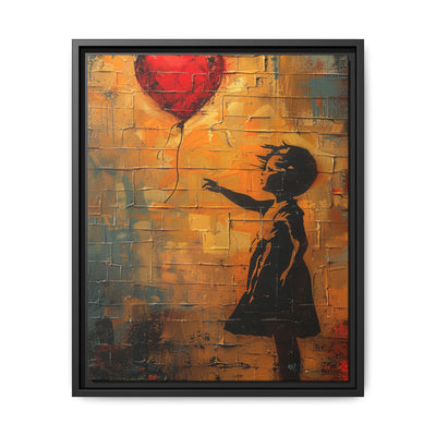 Heartfelt Release - Banksy-Inspired Anime Art Print