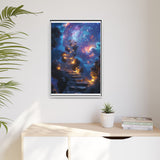 Galactic Neon Dreamscape - Premium 4K Museum-Grade Print