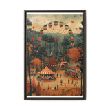 Enchanted Carnival Glow - Vintage Fairground Art Print