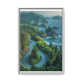 Coastal Serenity: High-Resolution British Columbia Highway Art Print